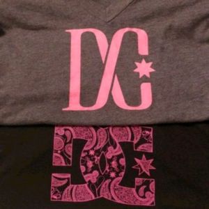 2 DC shirts